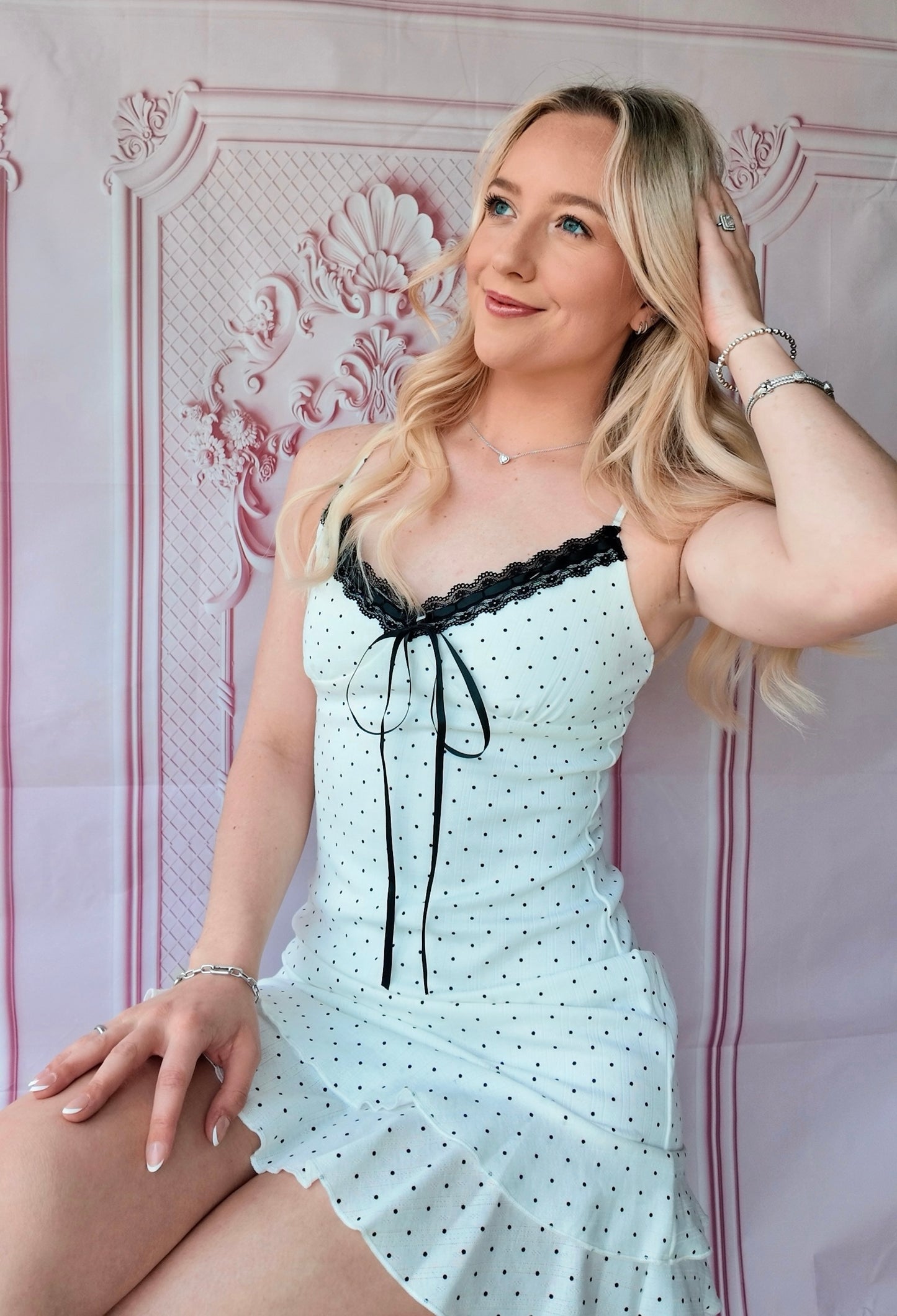 Mini Dot Dress♠️