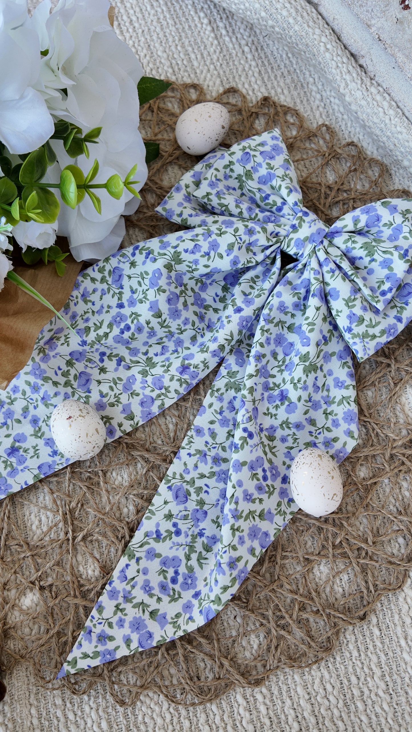 Lilac Bloom Bow