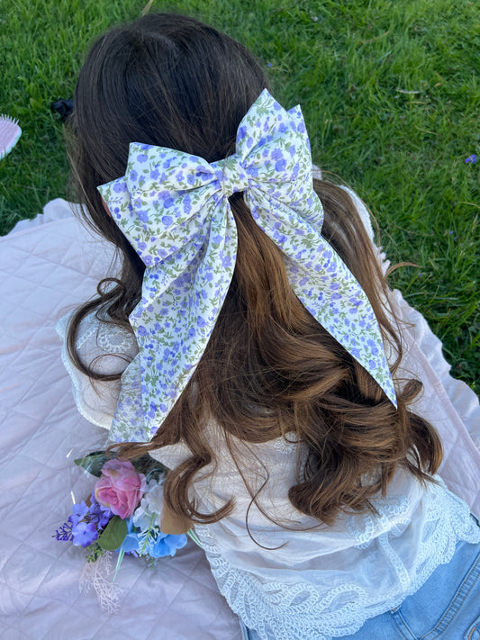 Lilac Bloom Bow