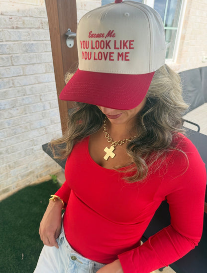 Red Basic Long Sleeve