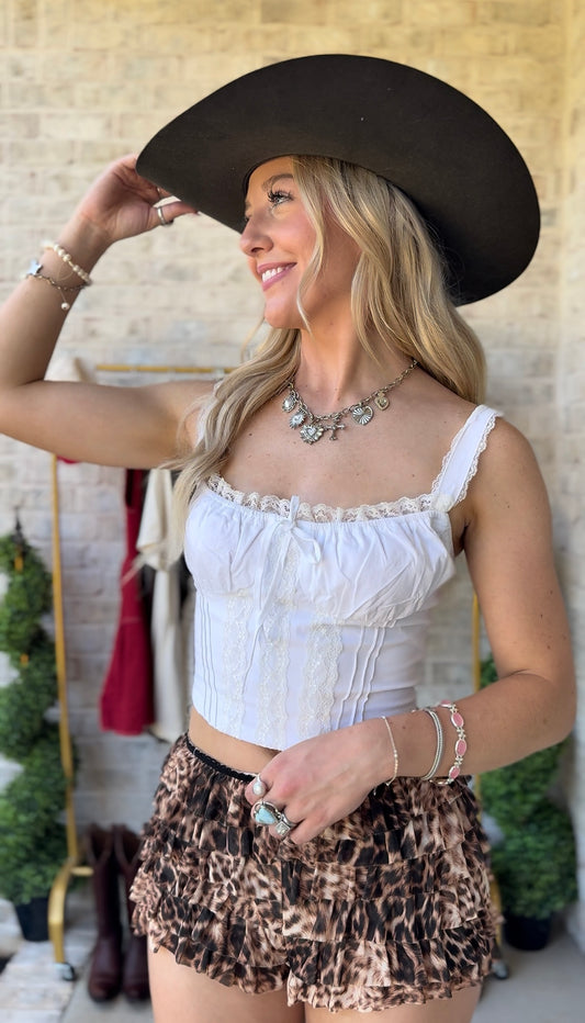 Lacey Corset Top