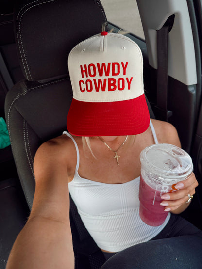 Howdy Cowboy Trucker Hat
